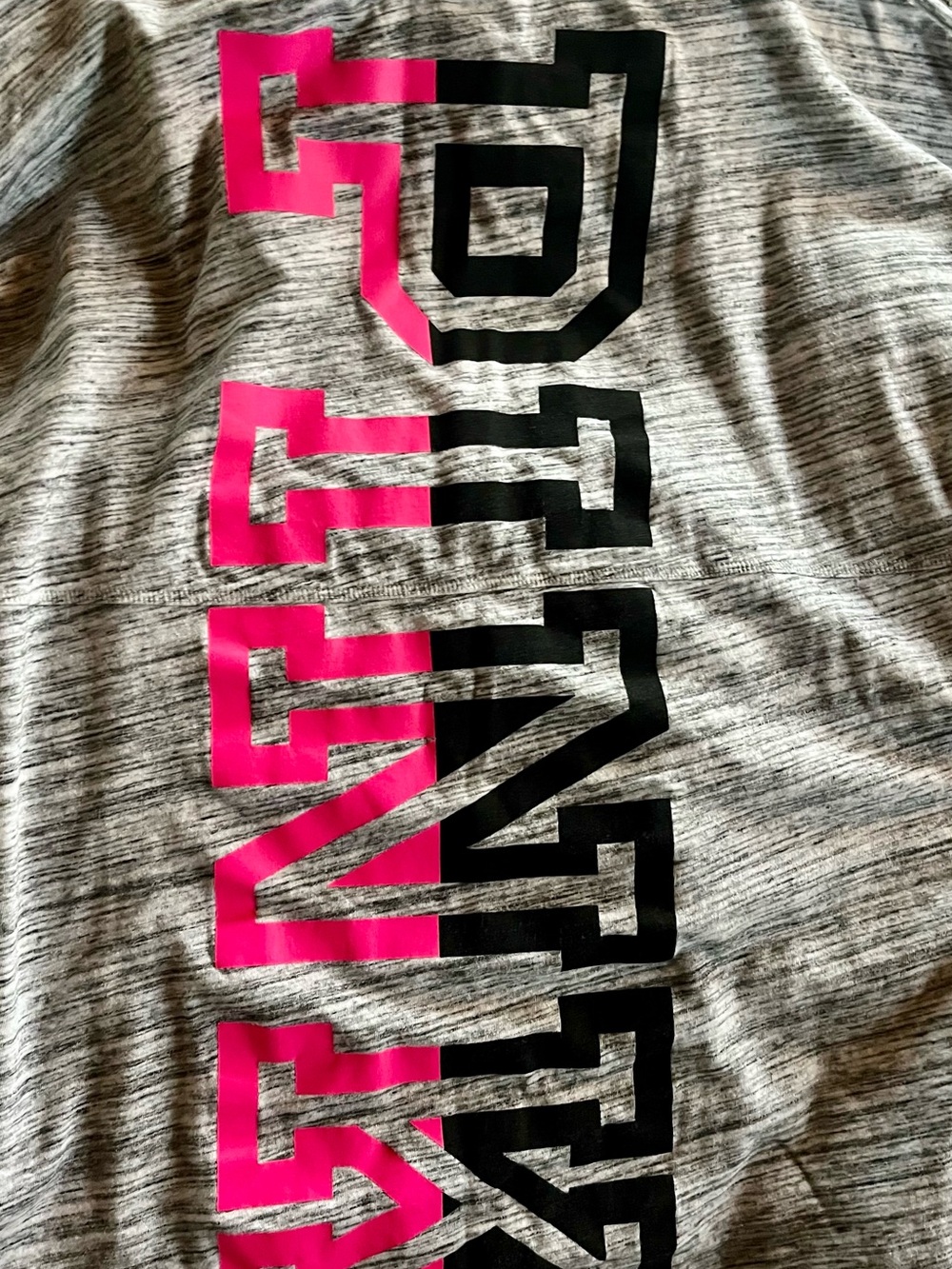 PINK gray long sleeve